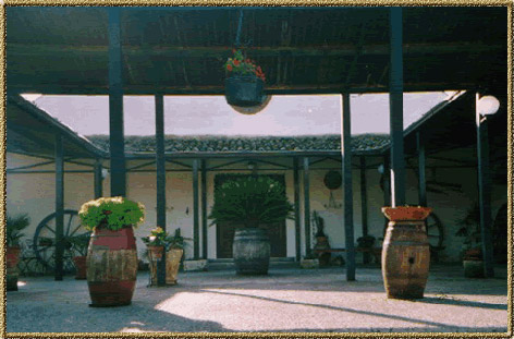 open courtyard